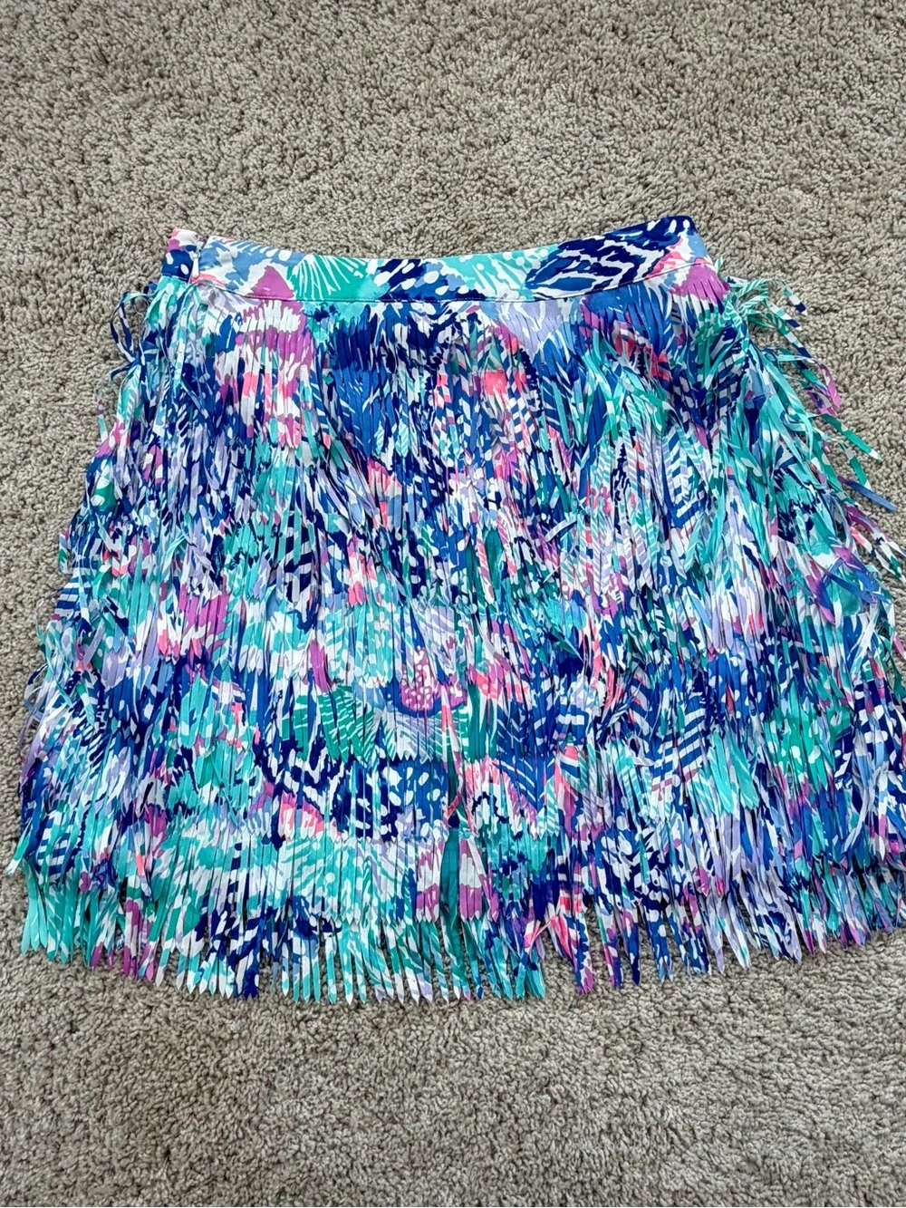 🦄🦄 Lilly Pulitzer Kelsie Fringe Skirt in the 